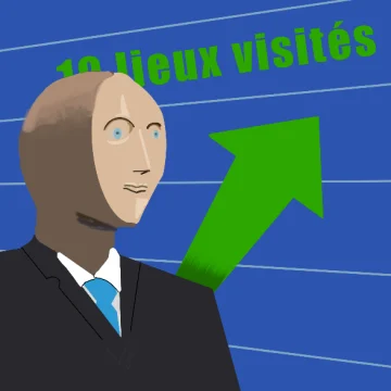 Dessin du succès 10 lieux visités